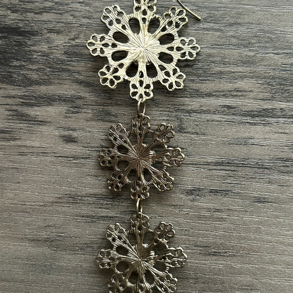Boho Statement Earring Bundle of 3 - Silver & Bronze Filigree Lot - Picture 12 of 15